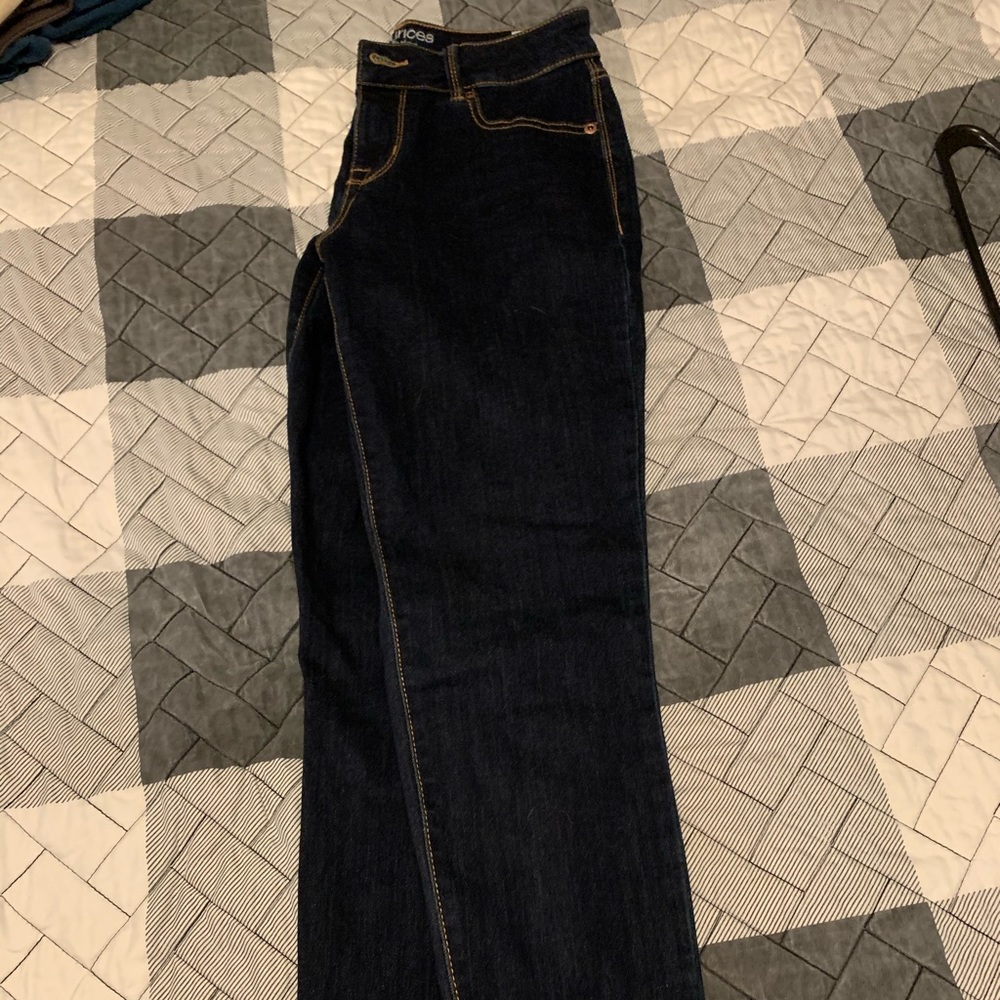 High rise skinny jeans